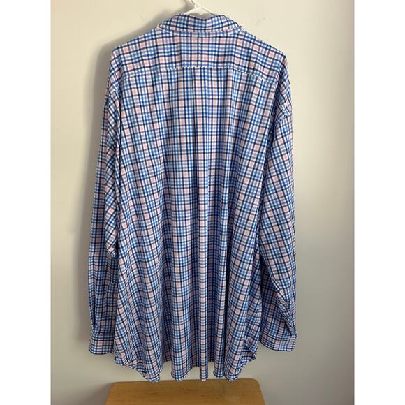 Ralph Lauren Plaid Performance Wicking Long Sleeve Button Shirt, Men's 5XB NEW - Picture 7 of 7